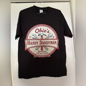 NEW- Warsaw automotive men’s graphic, black short sleeve cotton fun T-shirt